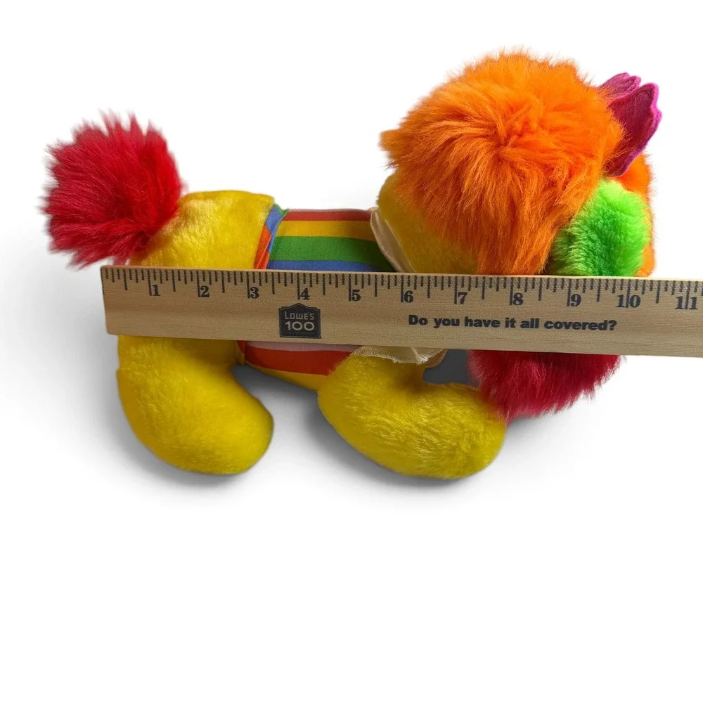 Rainbow Brite Puppy Dog Yellow Plush Toy Play LLC Hallmark Star 10 Inch